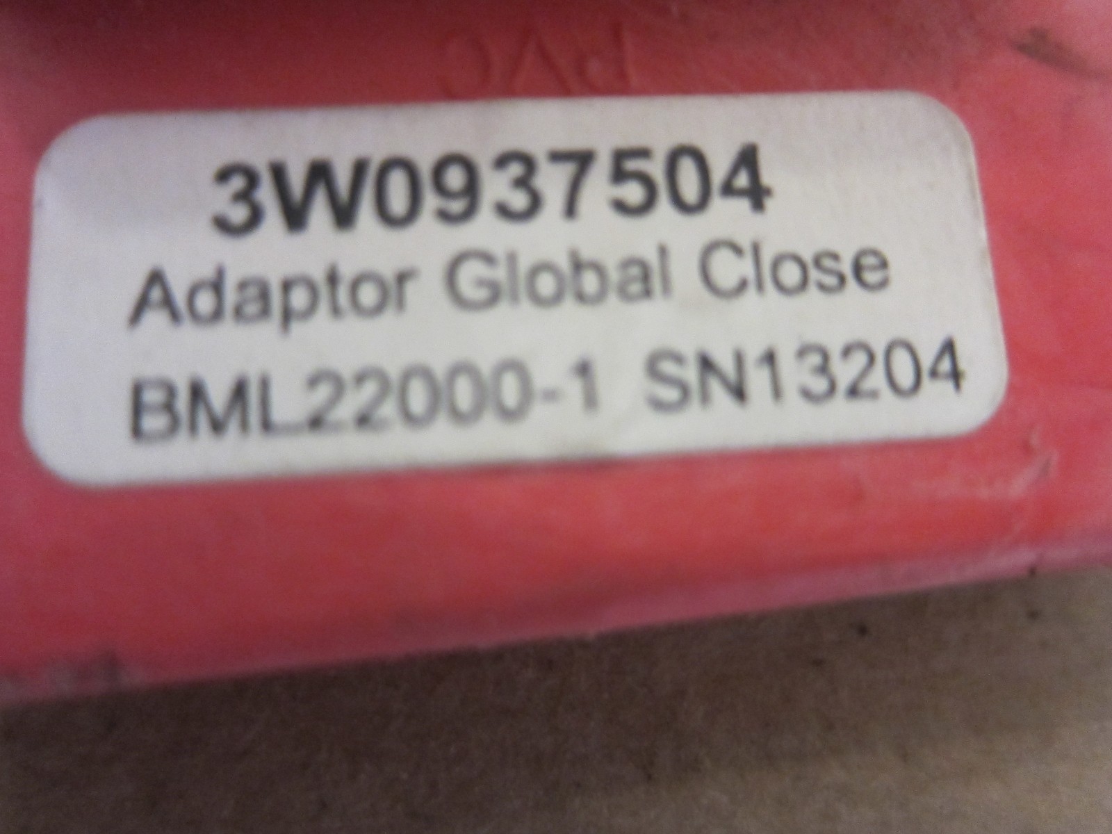 Bentley Continental Gt. Keyless Control Unit/Global Close Adaptor.Part#3W0937504