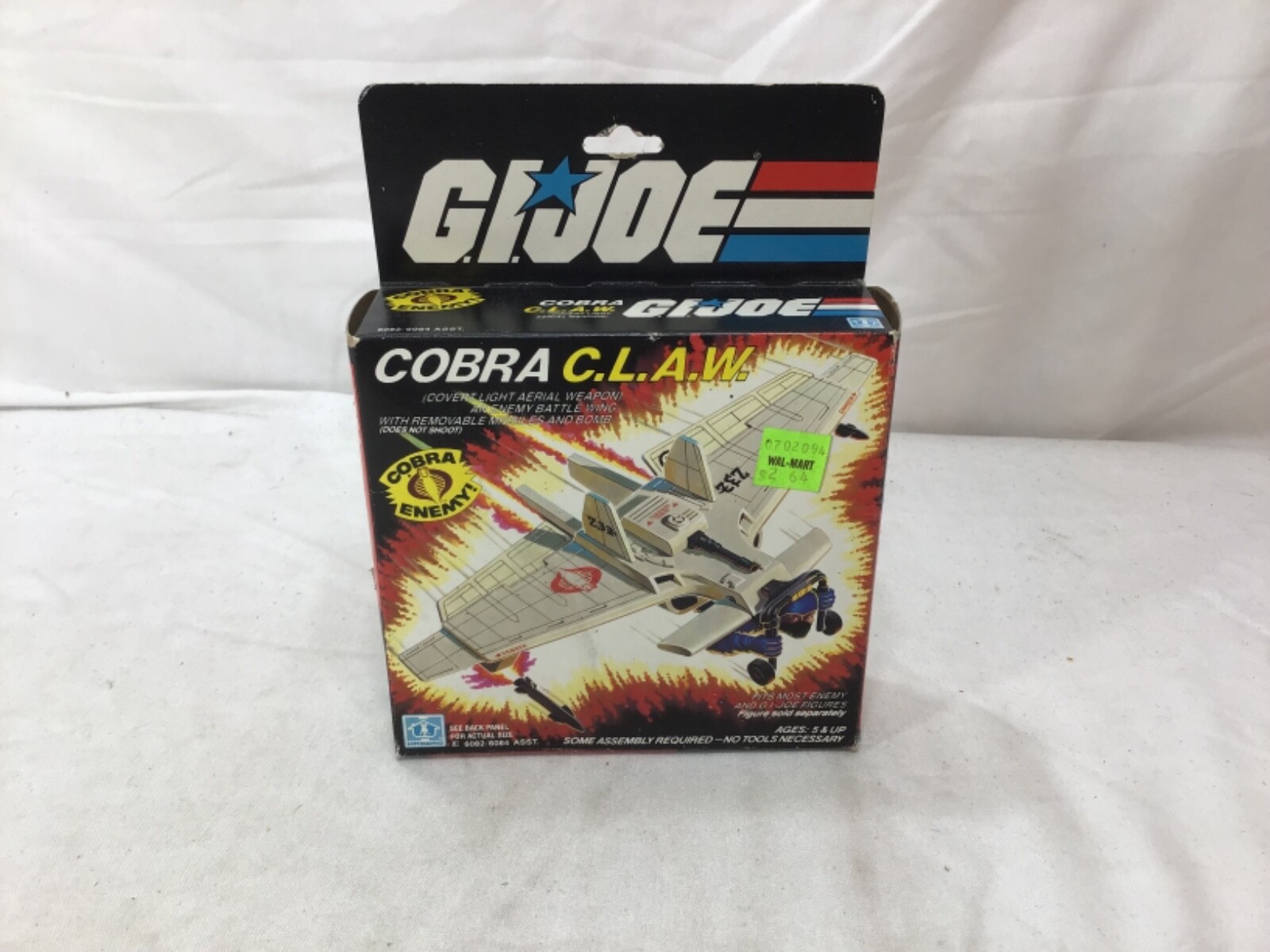 Gi Joe Razor Claw 1983 Hasbro GI Joe ARAH Cobra Claw C.L.A.W. Boxed Instructions Complete ...