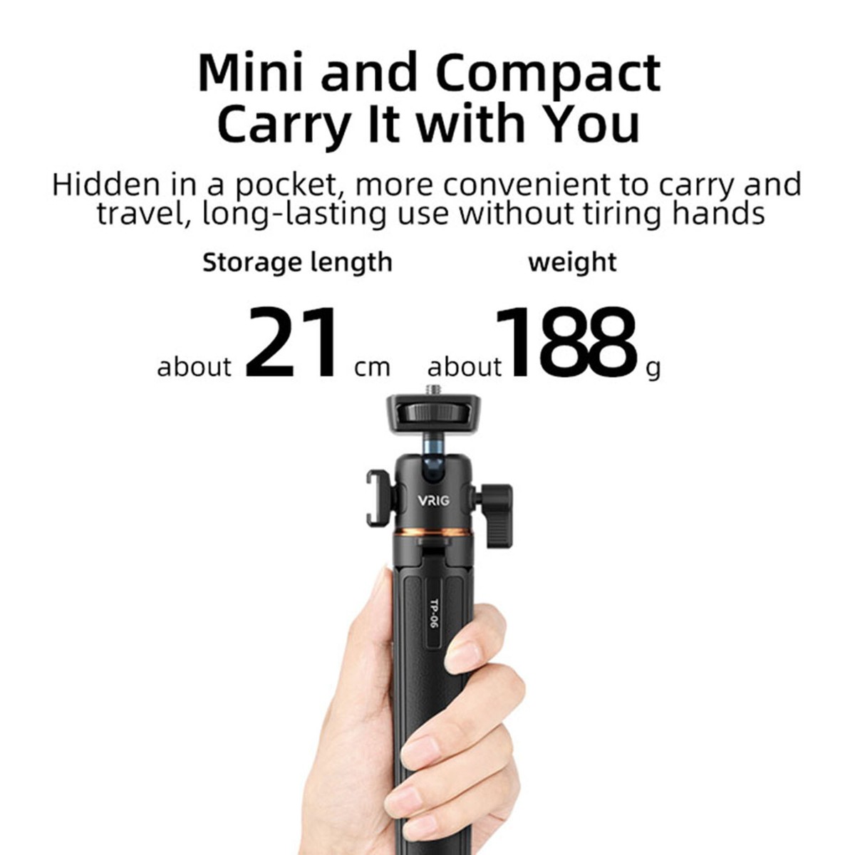 Tripod Extension Rod with Gimbal Base Bracket Accessory 54CM For