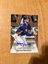 2023 Topps Series 1 - David Hensley - Black Baseball Stars Auto /199 ASTROS RC