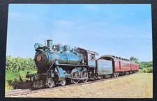 STRASBURG RAILROAD LOCOMOTIVE #1223 PENNSYLVANIA ROUTE 741 COLOR POSTCARD NEW
