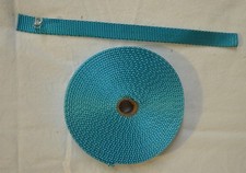 Webbing - 3/4" x 18 ft- Medium Weight Nylon - Turquoise H39 