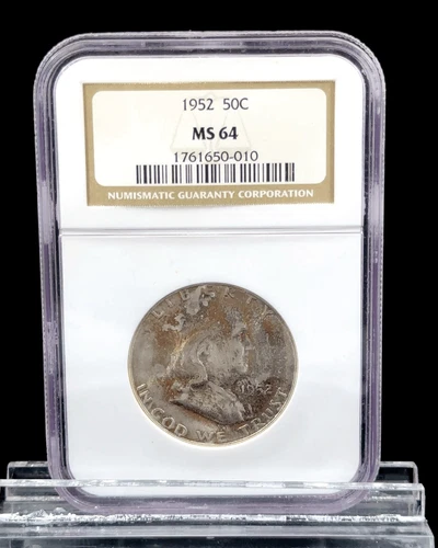 1952 $50c MS64 Franklin Half Dollar NGC #760