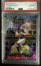 2023 Select Tyson Bagent Cosmic SSP RC PSA 10 POP 2
