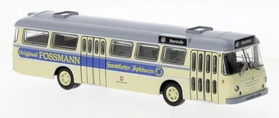 Brekina Stadtbus Büssing Senator Possmann aus Frankfurt 59370