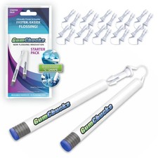 Floss Picks for Braces  Tight Teeth   Reusable Dual Handle Flosser   No Hand...