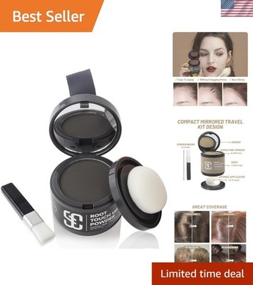 Natural Hair Root Touch-Up Powder - 14-Hour Coverage for Gray and Thinning Hair