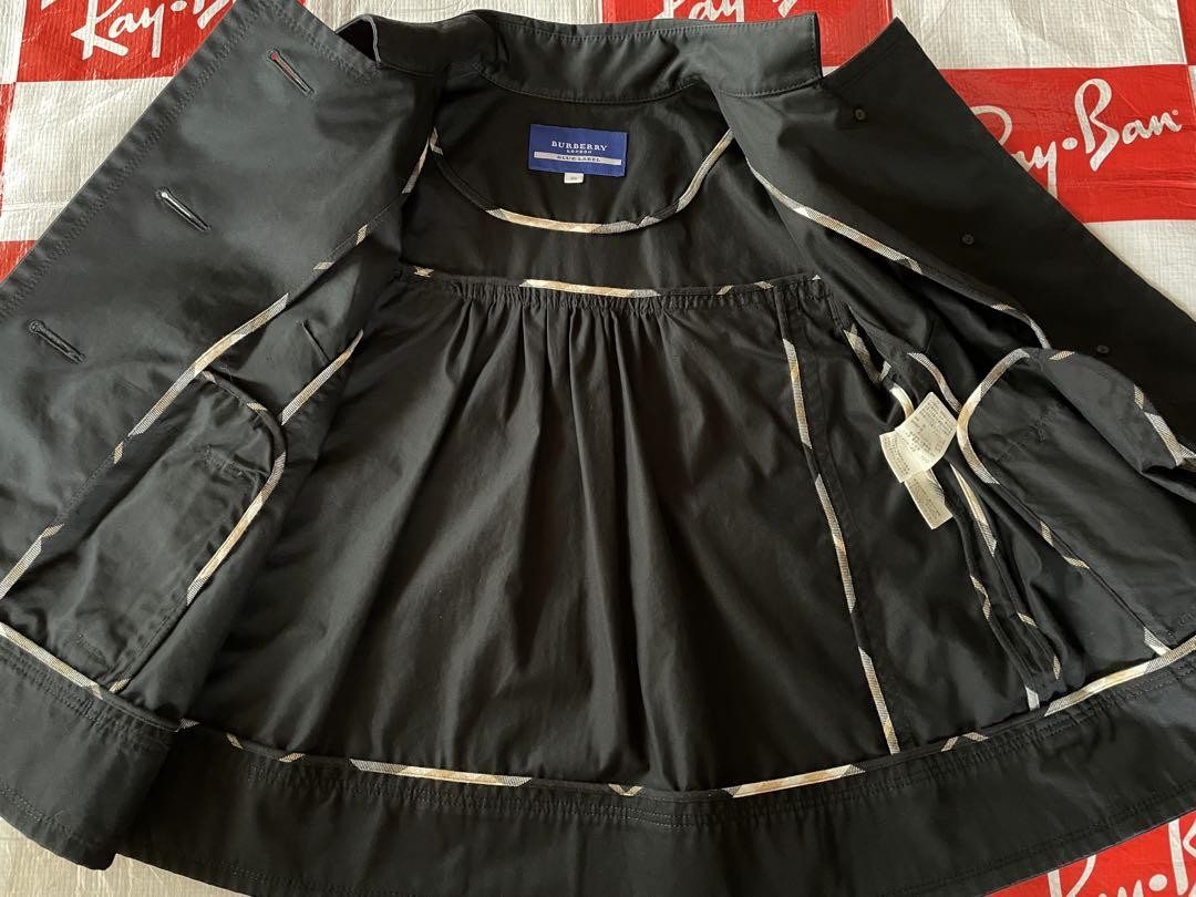 Burberry Bule Label Short-length Jacket Collared Dark Blue Size 36 For Women thumbnail 18