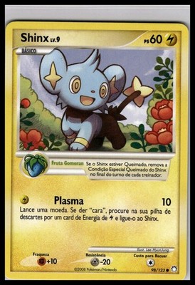 Shinx 98/123 | Pokemon Mysterious Treasures Portuguese Language [US SELLER]