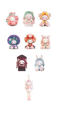 Mj Studio Emma Hidden Forest Evening Cherry Blossom Party Series PVC Trading Fig
