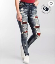 Rock Revival Women Jeans The Buckle Exclusive Collector  s Carmine RARE USA 26
