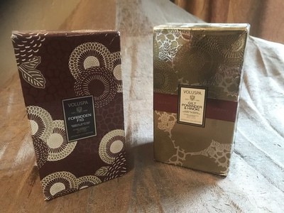 Voluspa Diffuser Set: Gilt Pomander and Forbidden Fig (NEW)