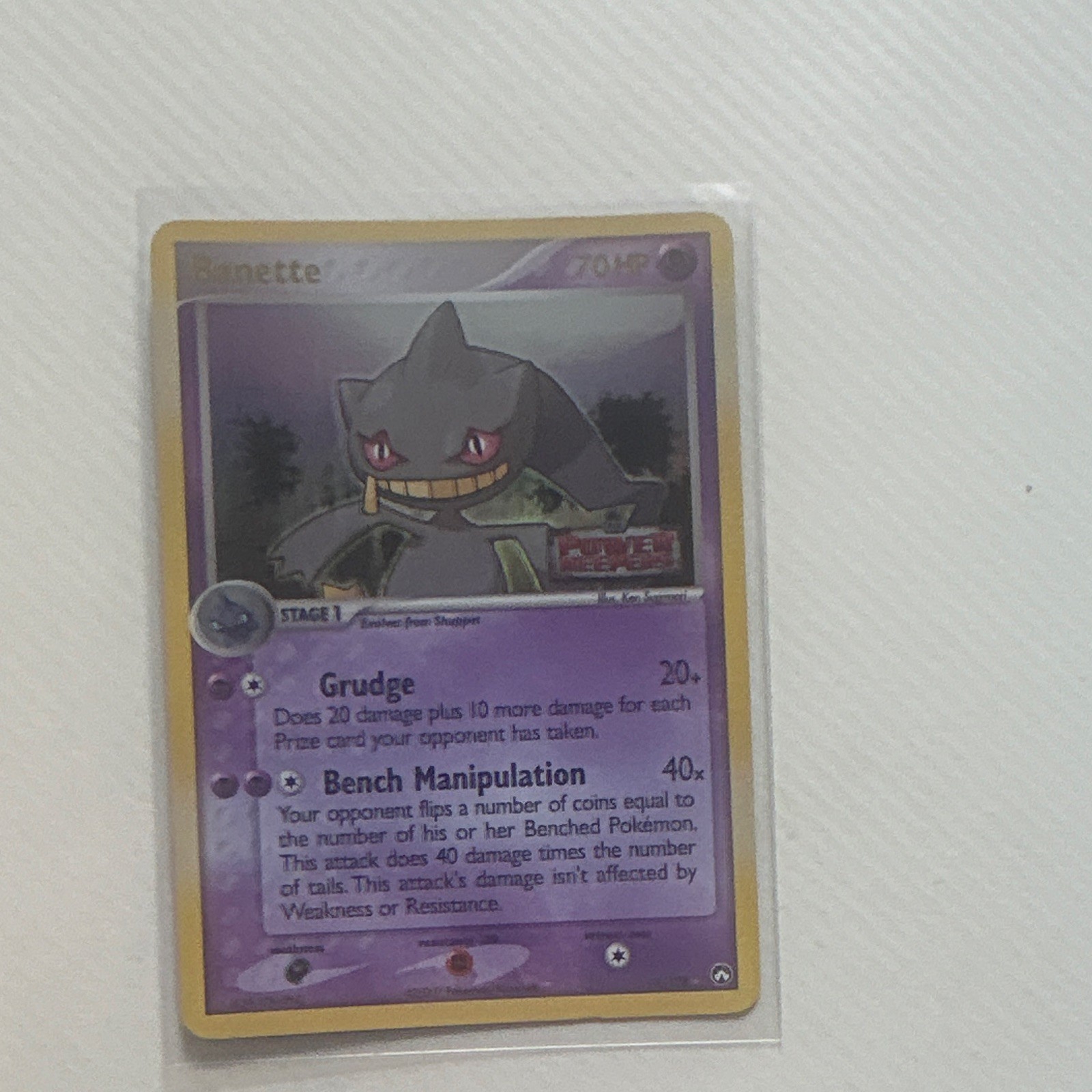Pokemon TCG Banette 4/108 Power Keepers Reverse Holo Stamped English 70 HP