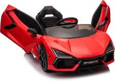 Remote Control Toy Car 12V Electric Kids Ride On with Battery Power LED Light