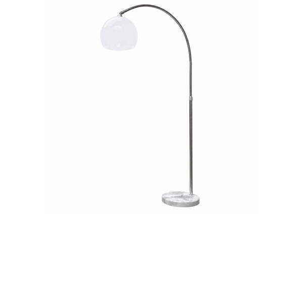 Bogenleuchte HöHe 130-180Cm Weiß Bogenlampe Stehlampe Stehleuchte Standleuchte-image