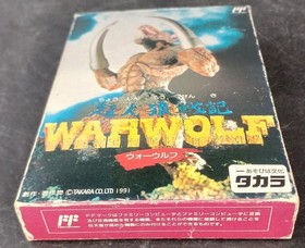 Takara Choujinro Senki WARWOLF Famicom Software Video Game Used