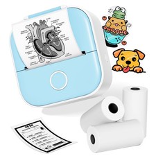 Ponek T02 Mini Thermal Printer: Sticker Maker, Photo, Journal, Study Notes