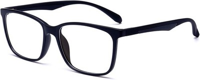 Unisex Black Eyeglasses with Anti-Glare Lenses for Eye Comfort and Better Sleep