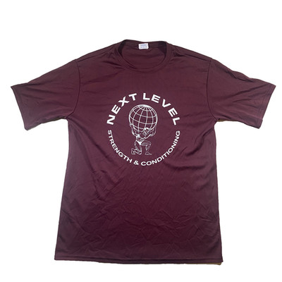 Next Level Dri Fit T Shirt Men's M Strength and Conditioning Last Man Standing