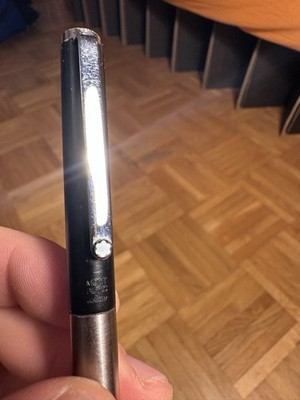 Montblanc Signature Füller Slimeline Ink Pen Fountain Pen Tintenfüller Silber