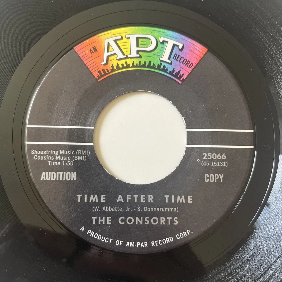PROMO 45: The Consorts – Time After Time / Please Be Mine, APT Records 1962 - Image 2 of 4