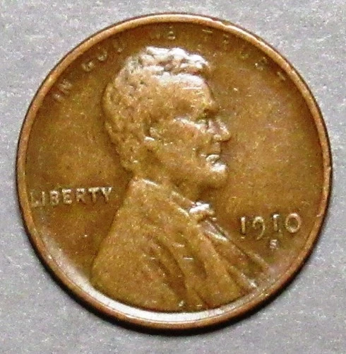 1910-S Lincoln Head Cent Pleasing F-VF