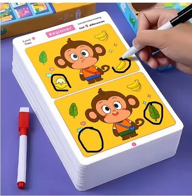 Educational Game for Kids   Find the Difference Focus Training Set, Reusable Wip