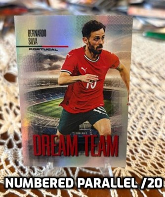 Futera Fans Selection 2025 Bernardo Silva Dream Team Parallel /20 C3274