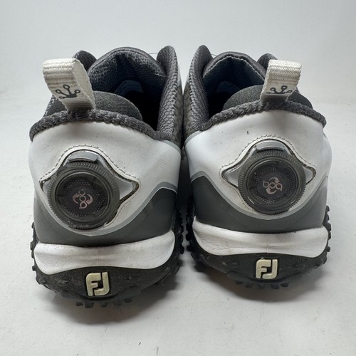 FOOTJOY Shoes FREESTYLE 2.0 BOA Mens Size 10 White Gray Golf Cleats 57350 - Picture 7 of 10