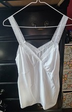 Vintage Shadowline Camisole Womens SIze 38 sheer Lace