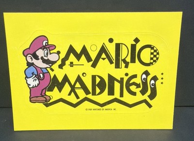 1989 Topps Nintendo Mario Madness Game Tip Sticker Card #21