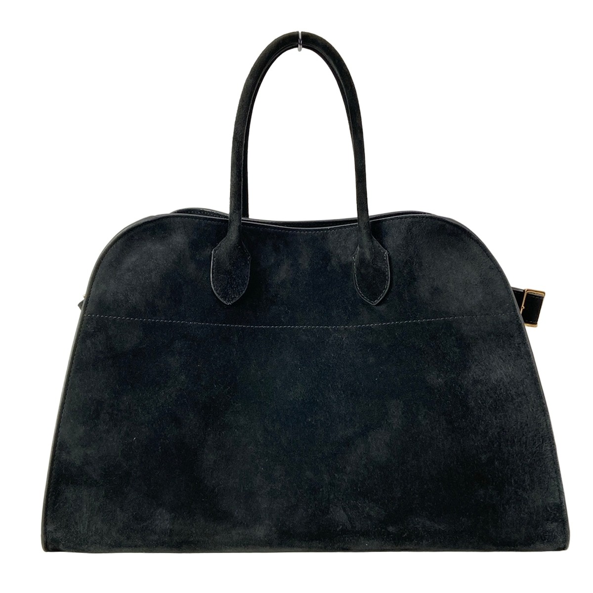 THE ROW Soft Margaux 15 W1255 L25 Black Suede Tote Bag