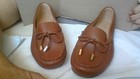 Michael Kors Womens Loafer Flats Brown Leather Bow Round Toe Slip On 7M — photo 1