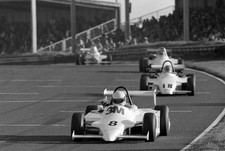 Eric Lang Murray Taylor Racing Ralt RT3 VW Nicholson leads Mike B- 1983 Photo