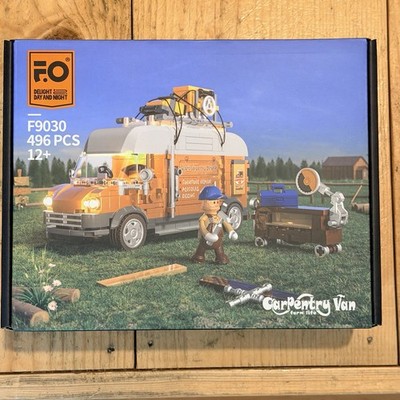 FunWhole Carpentry Van -Bricks Set - Light up Bricks