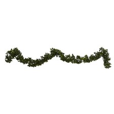 72 Inch Boxwood Garland Set of 4 Artificial Greenery Decor 6 Foot Length