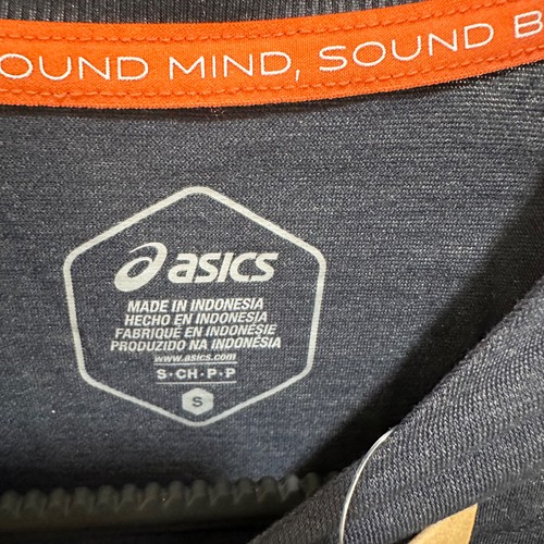 Asics Damen Größe S meliert schwarz Winter Laufen Langarmshirt Daumenlöcher - Bild 6 von 7
