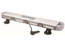 Wolo 7824mp-a Watchman Low Profile Amber Led Light Bar Clear Lens 24 Long