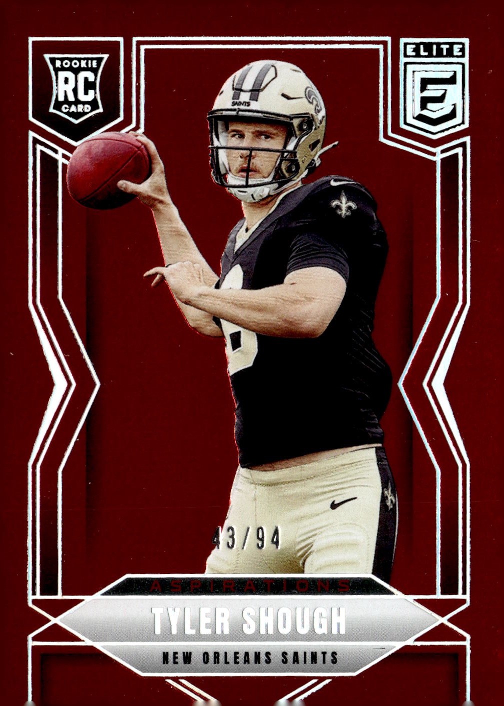 2025 Donruss Elite #178 Tyler Shough Aspirations #/94