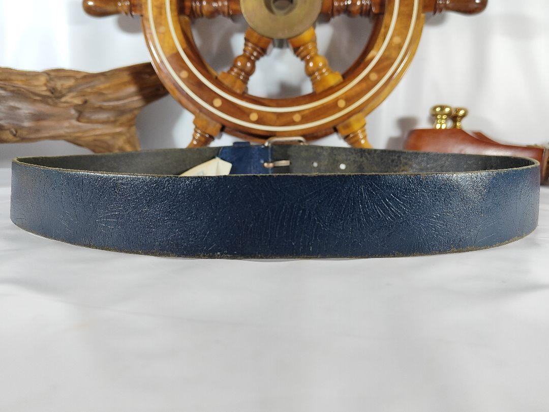 Diesel Men Vintage Leather Belt Genuine Leather Brass 34inch