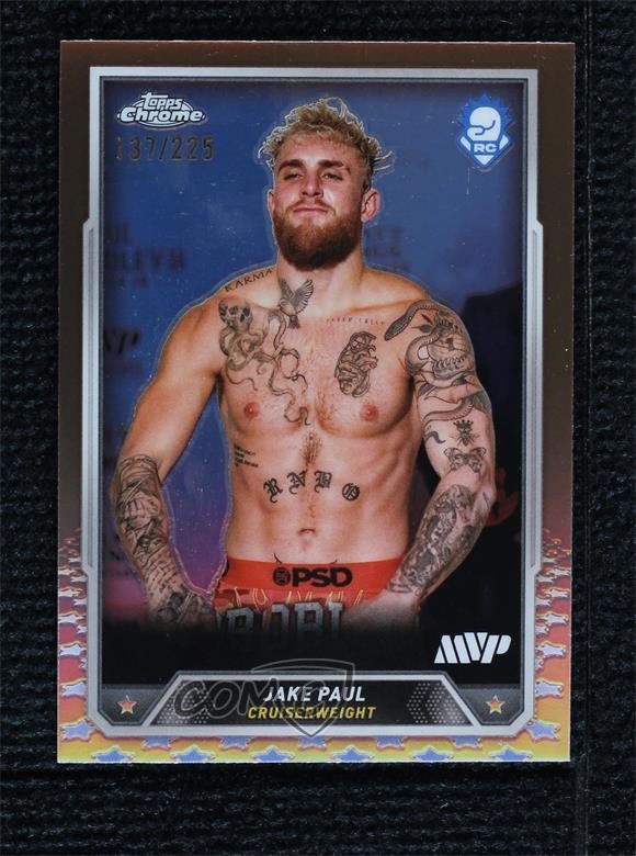 2024 Topps Chrome Bronze Refractor 137/225 Jake Paul #1 0yd6