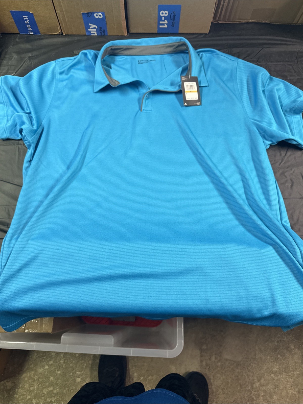 Under Armour Mens Polo Short Sleeve Shirt 4xlt Heat Gear Loo