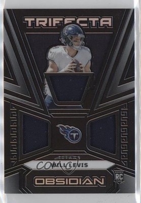 2023 Panini Obsidian Trifecta Swatches 185/199 Will Levis #TRI-WLE Rookie RC 4f5