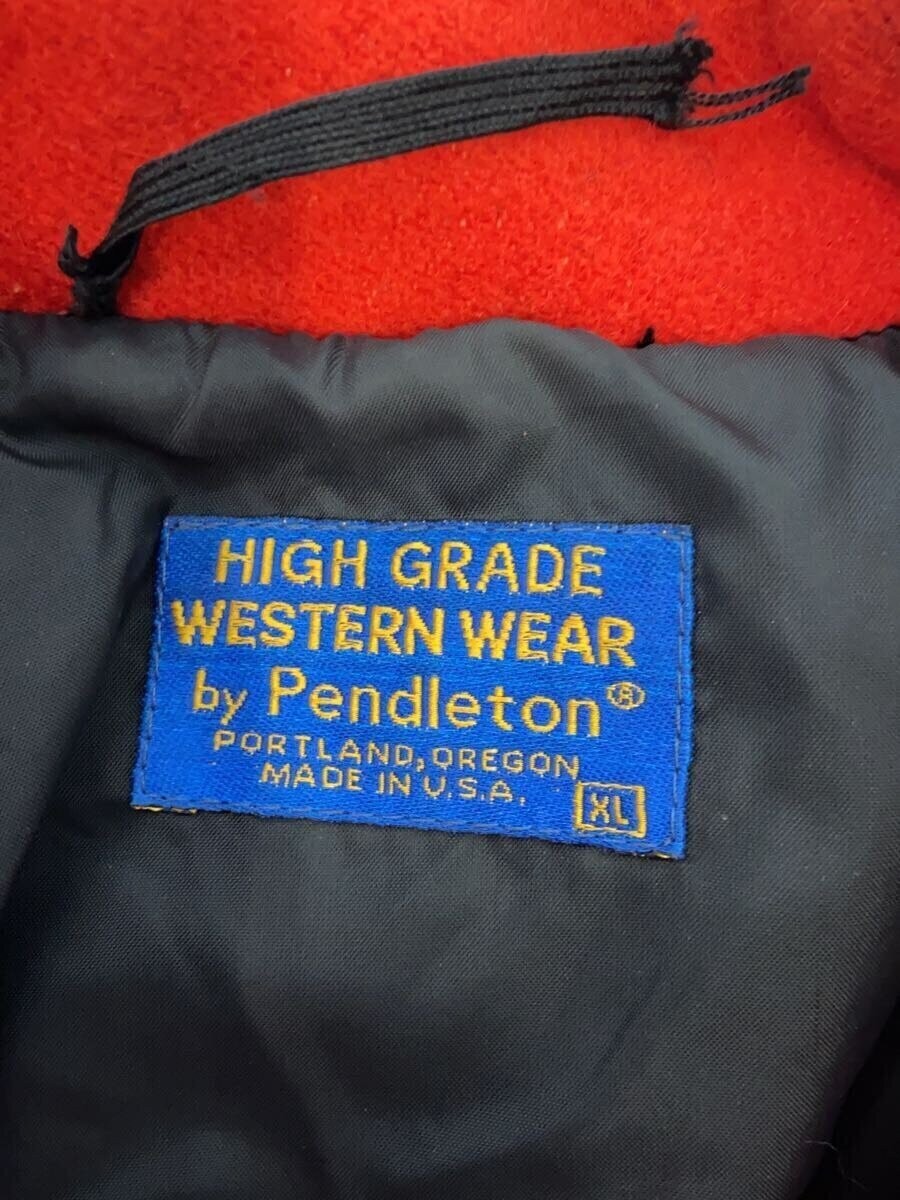 PENDLETON XL Wool Native Pattern Zip-up Blouson M… - image 3