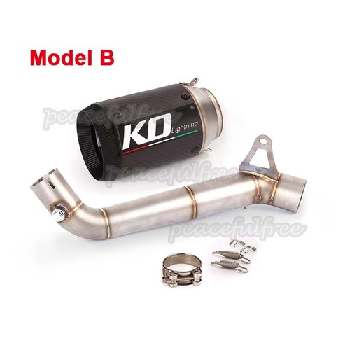 For Honda CBR1000RR 2008-2016 Middle Link Pipe Exhaust Mufflers 47MM US. Version - Picture 5 of 11