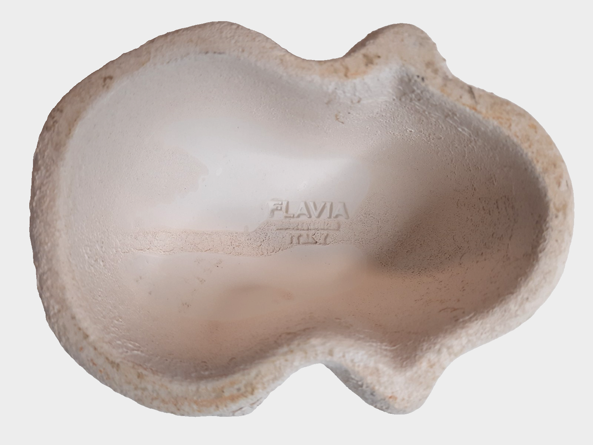 FLAVIA MONTELUPO ITALY 陶器 カエルの置物 VTG-Flavia Montelupo-Unglazed Ceramic Frog figurine-Aldo Londi