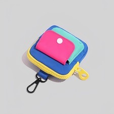 Set of 2 Canvas Mini Backpack Coin Purse Keyc...
