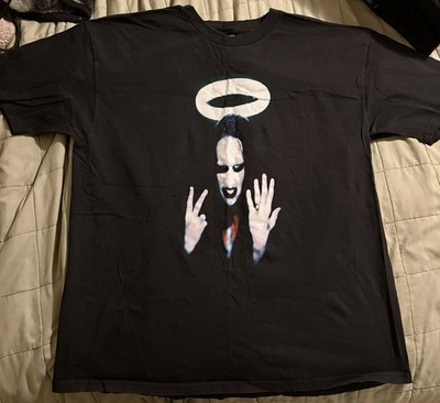 Vintage 1997 Marilyn Manson Enough Middle Fingers T-Shirt Men's