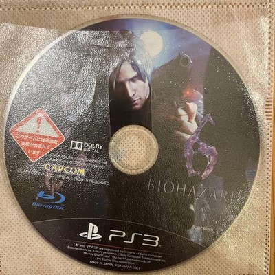 BIOHAZARD 6 PS3 software disc only PlayStation3