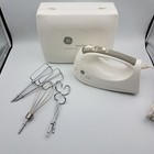 GE 106651 6 Speed Hand Mixer, Case, 2 Dough Hooks, 1 Whisk, 2 Beaters